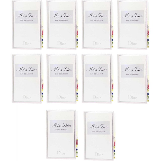 10x Miss Dior perfume Ladies Eau De Parfum EDP Vials Spray 1Ml