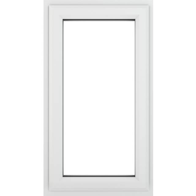 Crystal uPVC Triple Glazed Window Top Hung Opener White Clear Glass 440x610mm - Crystal-Direct - 440 x 610mm