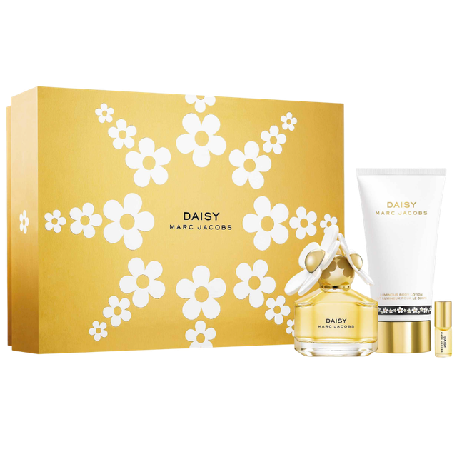 Marc Jacobs Daisy Gift Set , 100ml + 150ml Body Lotion + 4ml EDT Splas