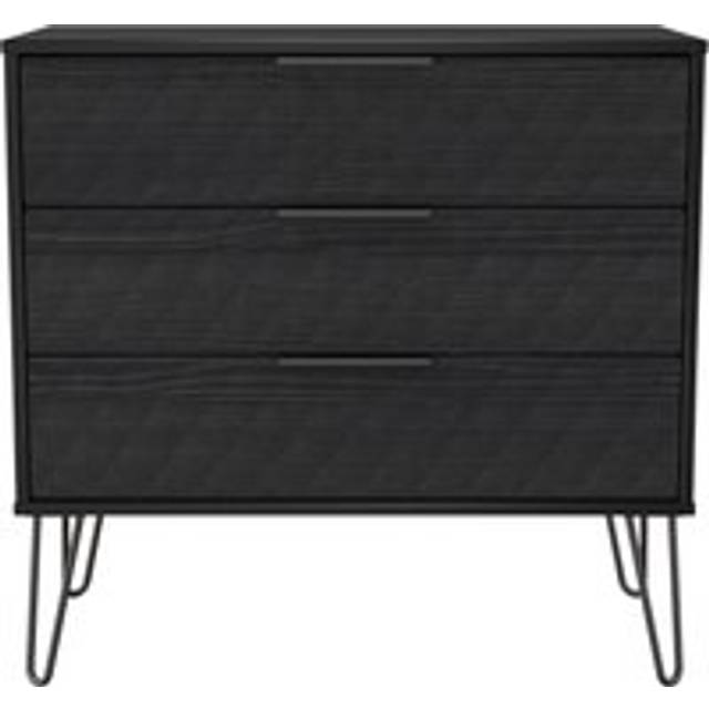 Harlequin 3 Drawer Chest in Black Ash - Ready Assembled - Lewis's Home | TJ Hughes