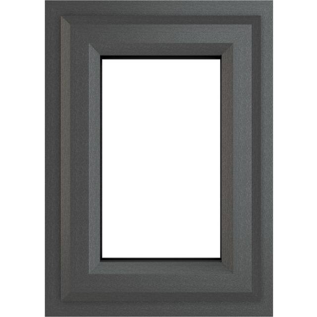 Crystal uPVC Triple Glazed Window Top Hung Opener Grey White Clear Glass 610x1040mm - Crystal-Direct - 610 x 1040mm