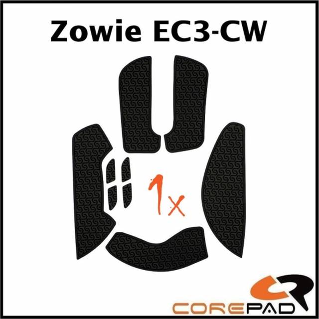 Corepad Soft Grips till Zowie EC3-CW - Svart
