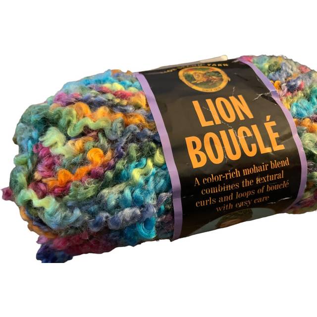 Lion Brand Boucle Yarn-Parfait