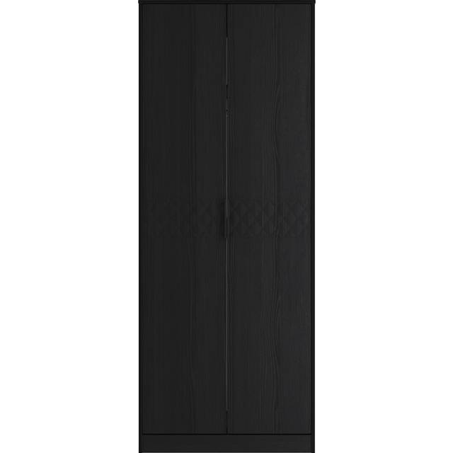 Harlequin Double Wardrobe in Black Ash - Ready Assembled - Lewis's Home | TJ Hughes
