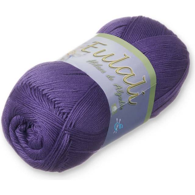 EULALI [100grs] by Omega - Bright 100% Mercerized Egyptian Cotton Thread - Color: 54 Purple