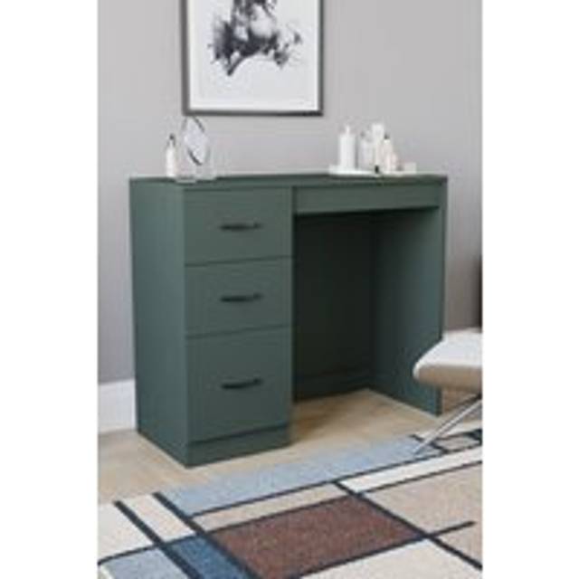 Vida Designs Riano Dressing Table MDF Bedroom - Green - One Size