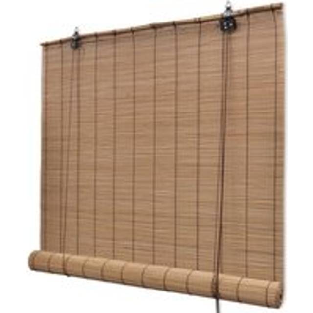 Brown Bamboo Roller Blinds 100 x 160 cm - One Size