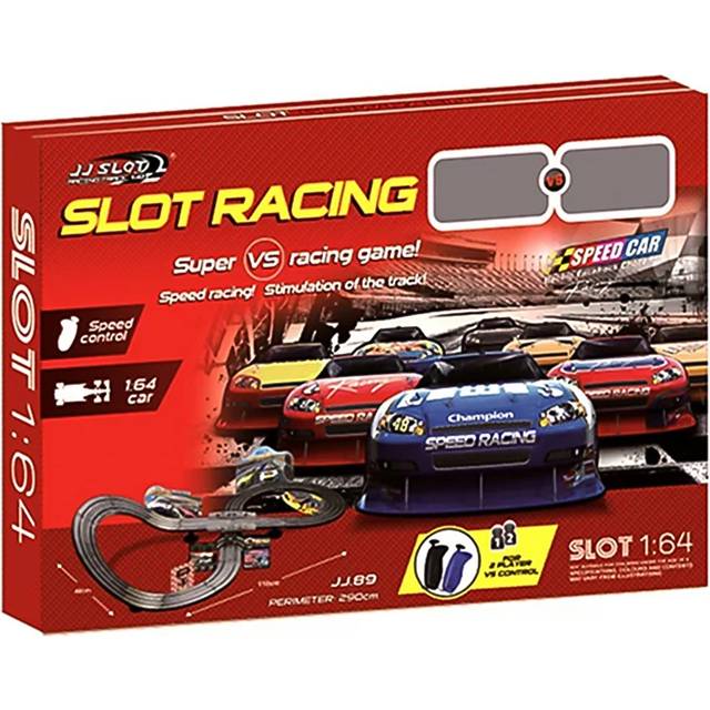 Electric Remote Control Slot Car Racing Track Set Toy Race Game JJ89