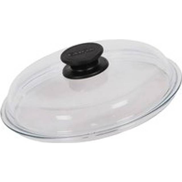 (24 cm) Universal Pan Lid - Tempered Glass Cookware Lid with Heat Resistant Knob for Frying Pans, Woks & Pots - Replacement Pan Cover