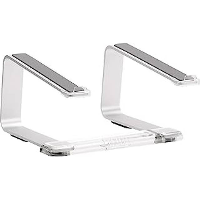Griffin Hiss dator laptopstativ – silver/klar