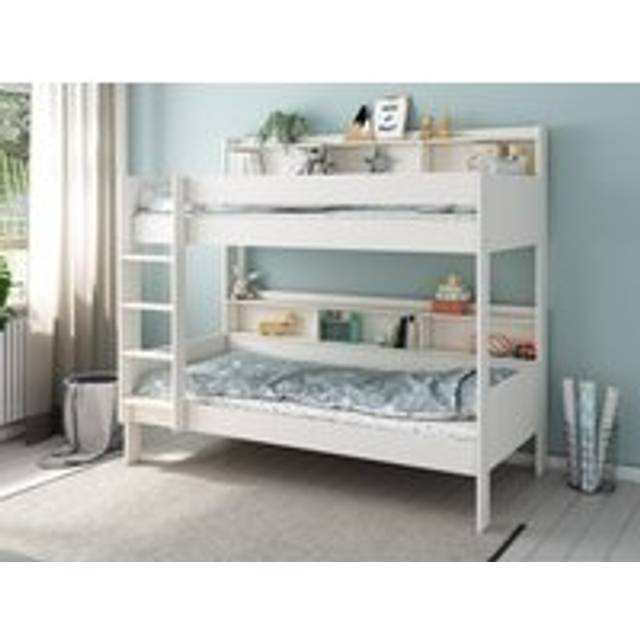 Noomi Bodie Single White Pine Storage Bunk Bed - Noomi Beds