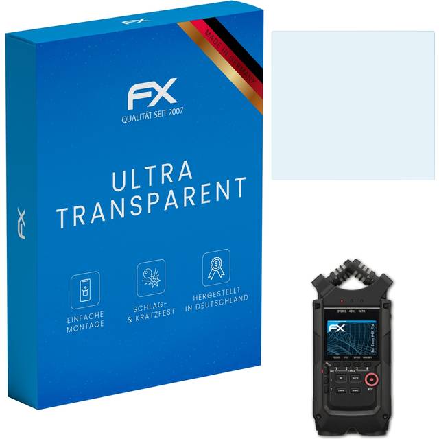 Atfolix 2x Screen Protection Film For Zoom H4n Pro Screen Protector Clear