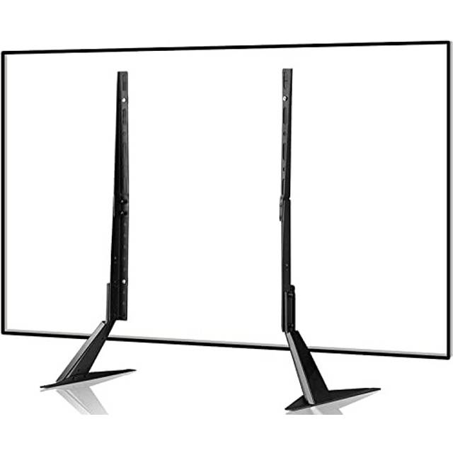 Universal TV Stand 65 inch, Metal TV Legs for 20-65 inch LCD/LED/OLED/Plasma Flat&Curved Screen TV Height Adjustment with VESA 75x75mm to 800x500mm