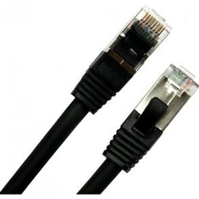 Cat 8 ethernet cable rj45 lan network lszh 24awg copper sstp patch 20m black
