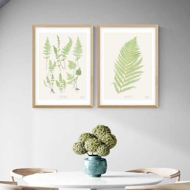 East End Prints Botan Vintage Oak Frame Art Print - A2