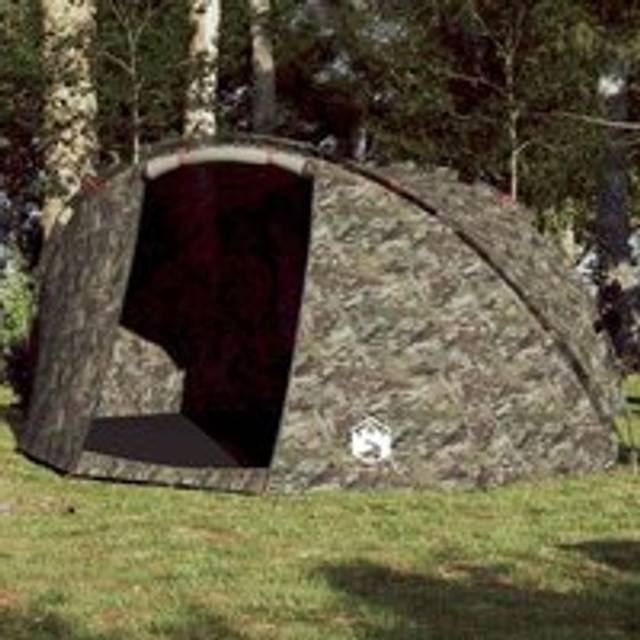 Fishing Tent 5-Person Camouflage Waterproof - Green - One Size