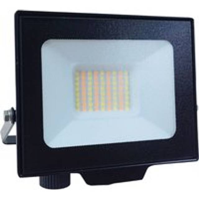 ENER-J 30W LED Floodlights With CCT Switchable & PIR ready (not included), Black