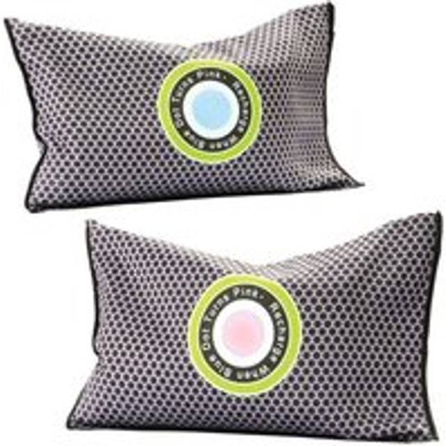 2 x Car or Home Dehumidifier Bags - Reusable Condensation Absorbers with Moisture Indicator - Each Measure L16 x W10.5 x D3cm - Grey - One Size