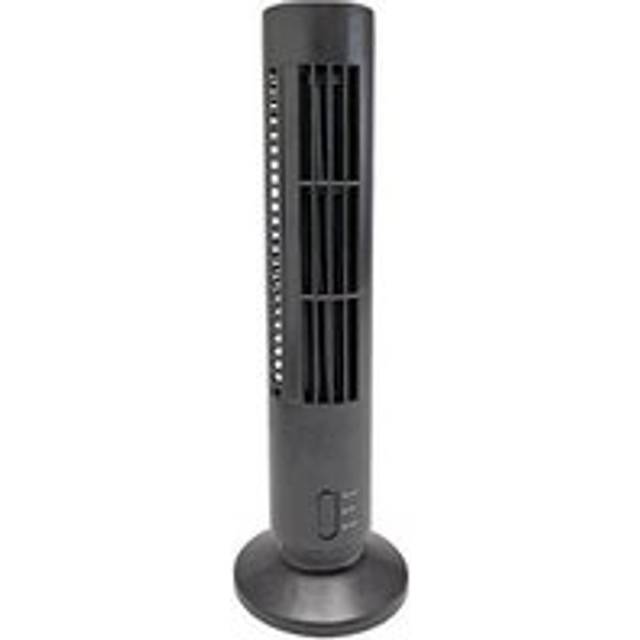 2 Speed Office Home Air Cooling Tower Fan - Portable & Usb Powered - Express Delivery! | Wowcher - White