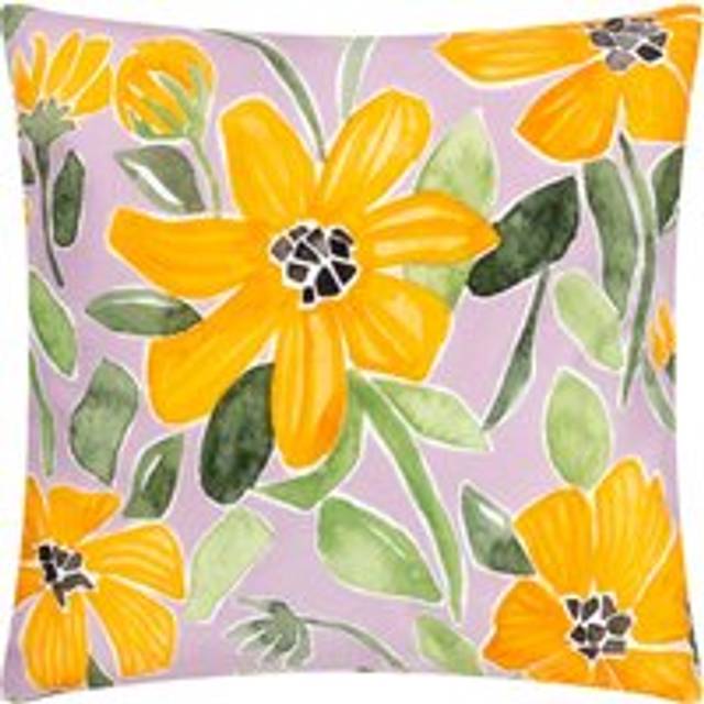 Wylder Flowers Trending Outdoor Filled Cushion - Lilac - Size 43 cm x 43 cm