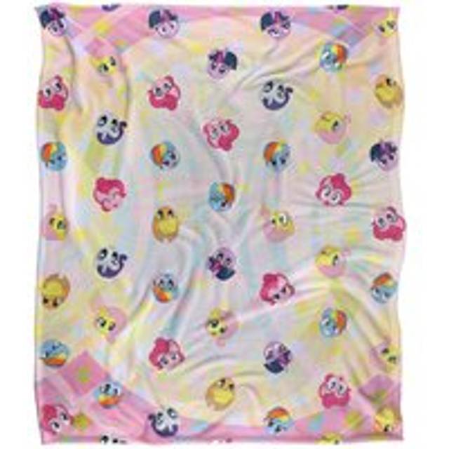 My Little Pony Pattern Silky Touch Super Soft Throw Blanket - White - One Size