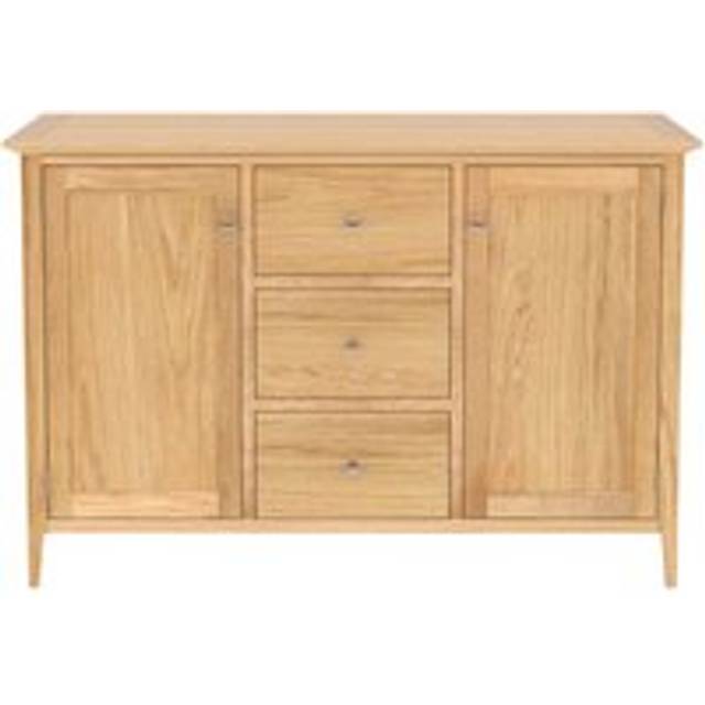 Rest Relax Keswick Oak 2 Door 3 Drawer Sideboard Beige - One Size