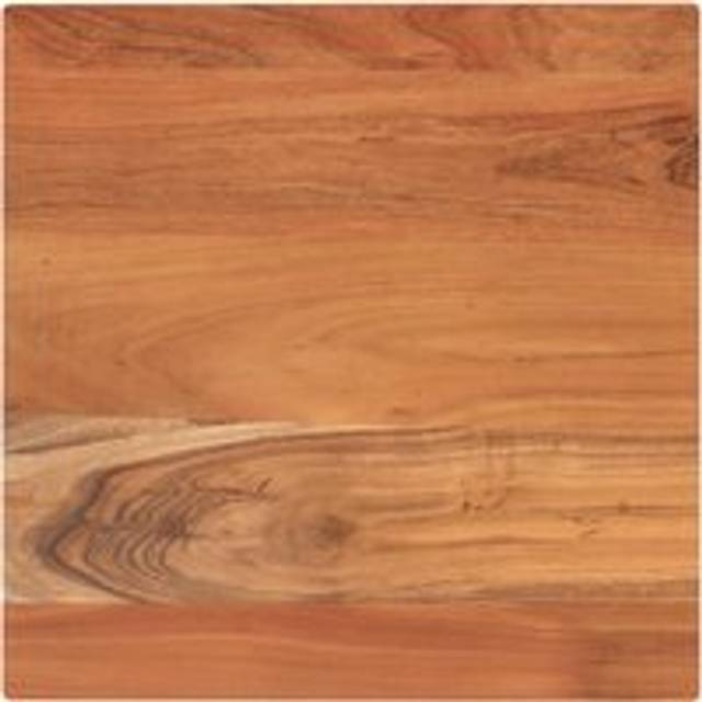 Table Top 50x50x2.5 cm Square Solid Wood Acacia - Brown - One Size