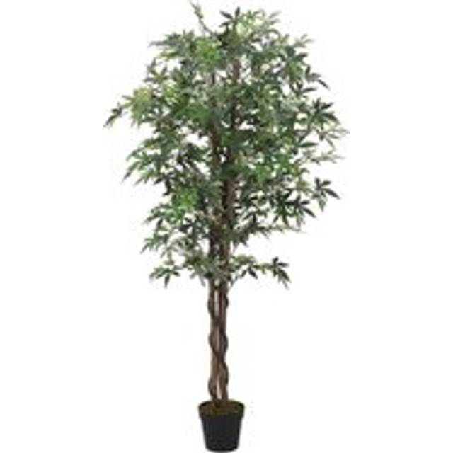 Artificial Maple Tree 504 Leaves 150 cm Green - One Size