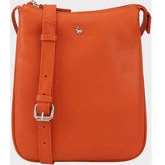 Kasol' 100% Real Leather Cross Body - Burnt Orange - One Size