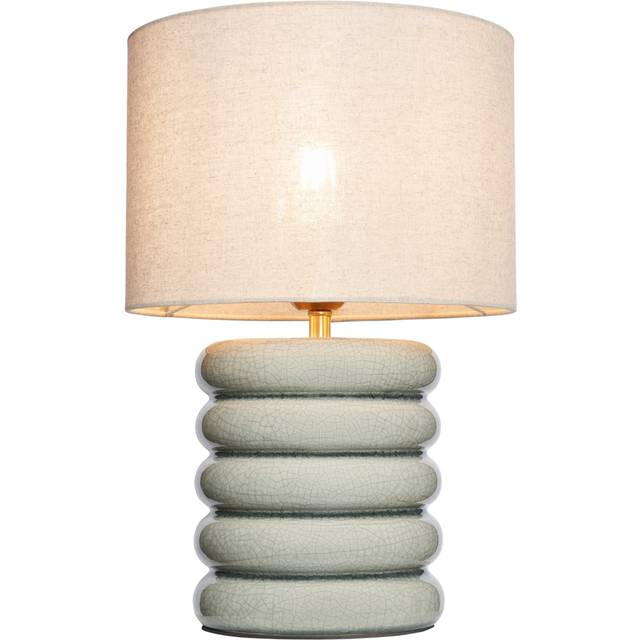 BHS Florence Flump Table Lamp - Pale Green