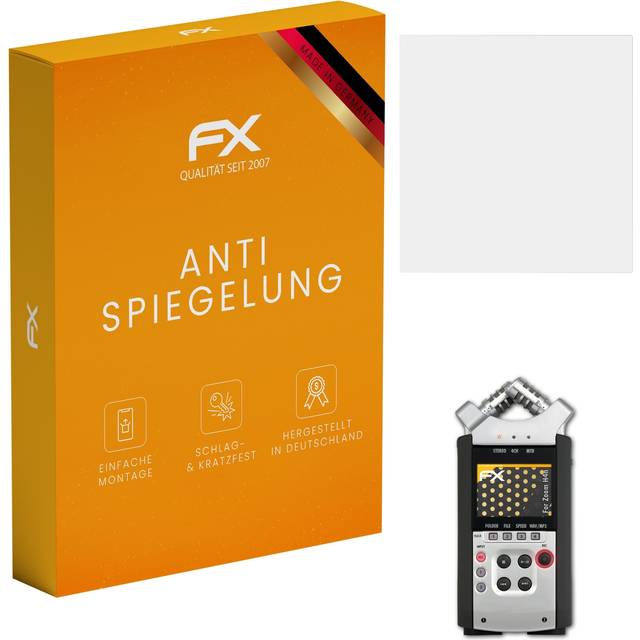 Atfolix 3x Screen Protector For Zoom H4n Screen Protection Film Matt&shockproof