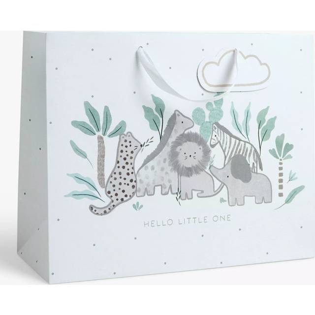 John Lewis Animals Hello Little One New Baby Gift Bag, Medium
