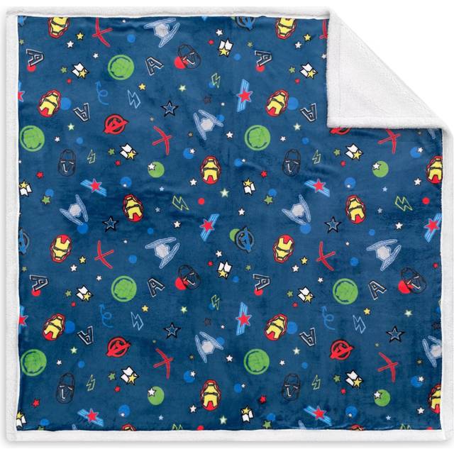 Disney Marvel Avengers Sherpa Fleece Throw, Multi