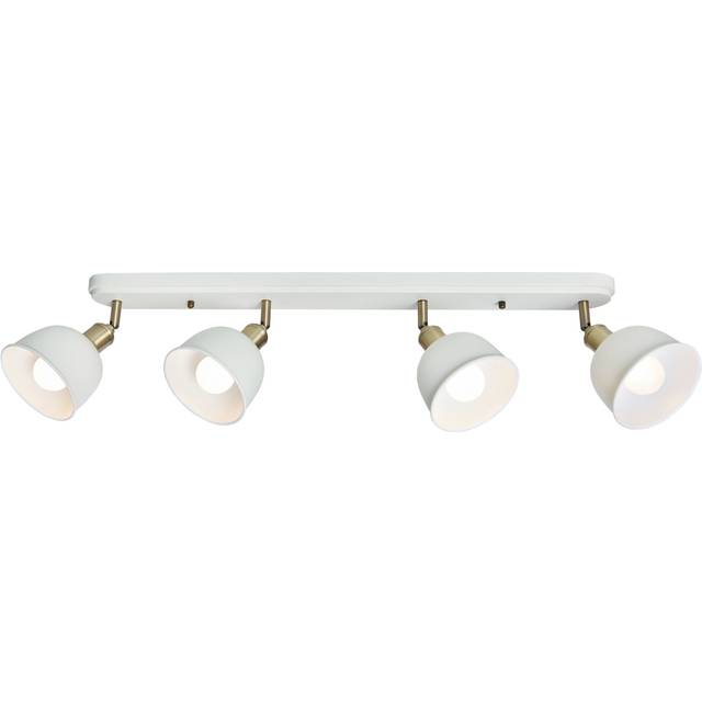 Dale Galley 4 Light Adjustable Spotlight Bar, Satin Ivory