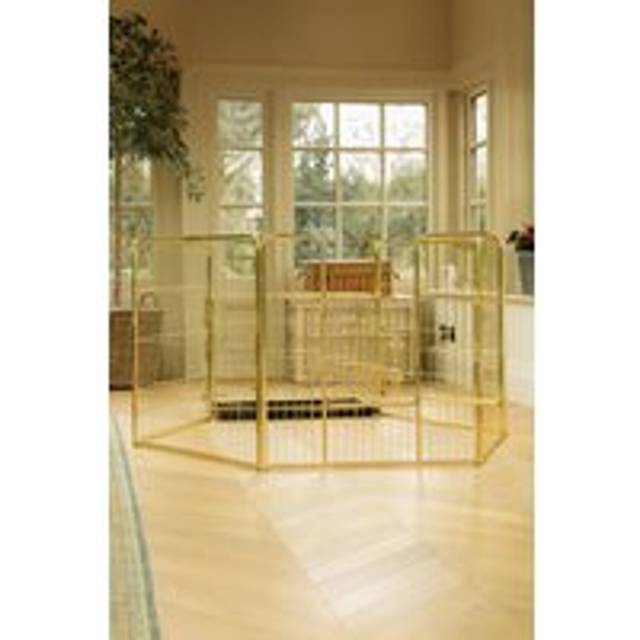 Dog Puppy Play Pen Champagne Gold - One Size