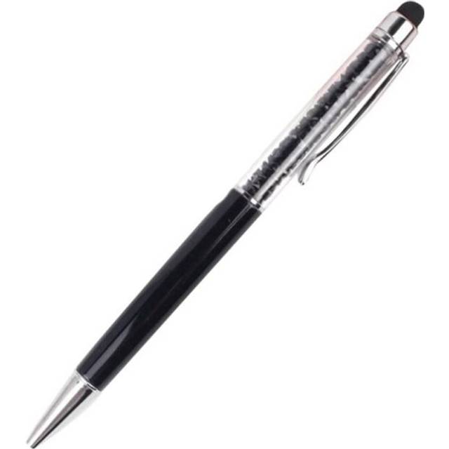 Crystal Black Ball Point Gift Pen With Real Crystal Elements Stylus Tablet Computer Touch Screen