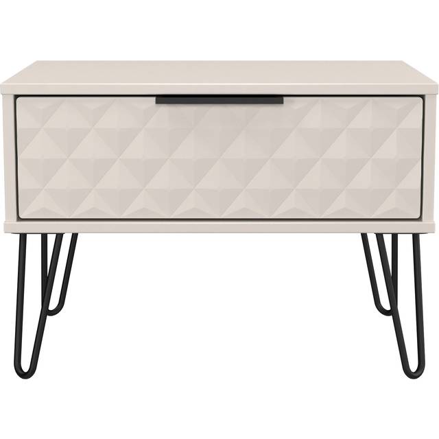 Harlequin 1 Drawer Wide Side Table in Kashmir Matt - Ready Assembled - Lewis's Home | TJ Hughes