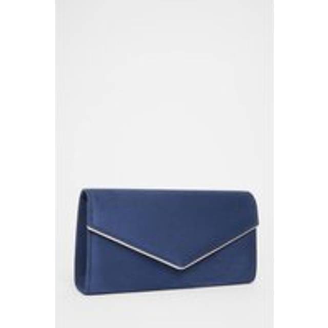 Womens Navy Thin Clutch Bag - One Size