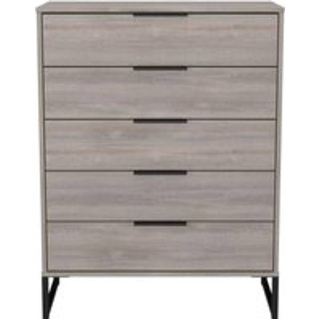 Fuji 5 Drawer Chest (Ready Assembled) - Light Oak - Large