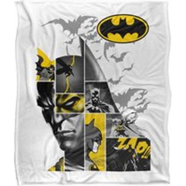 Batman Long Live Blanket 152 x 127 cm - White - One Size