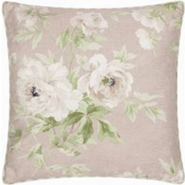 Sanderson Adele Floral Chenille 50cm x 50cm Filled Cushion Rose - Pink