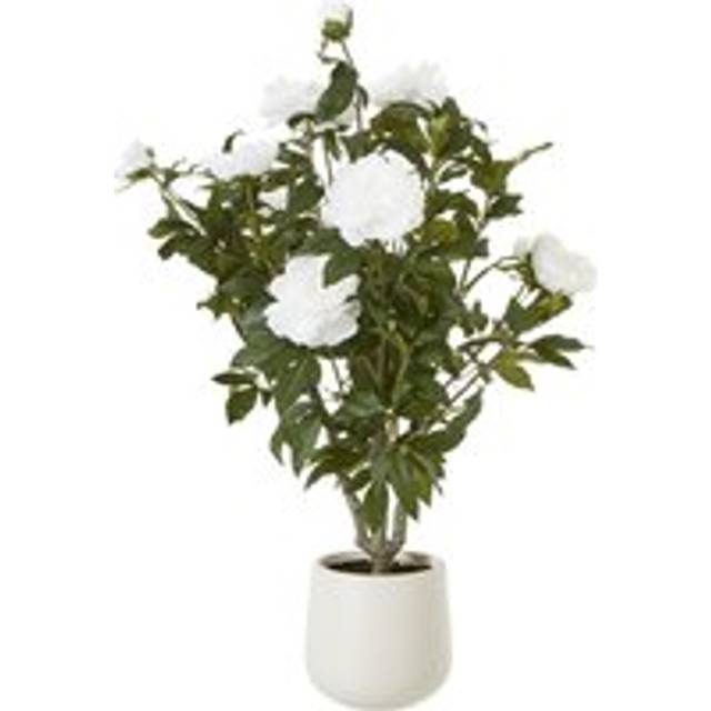 Hill Interiors Peony Artificial Potted Plant