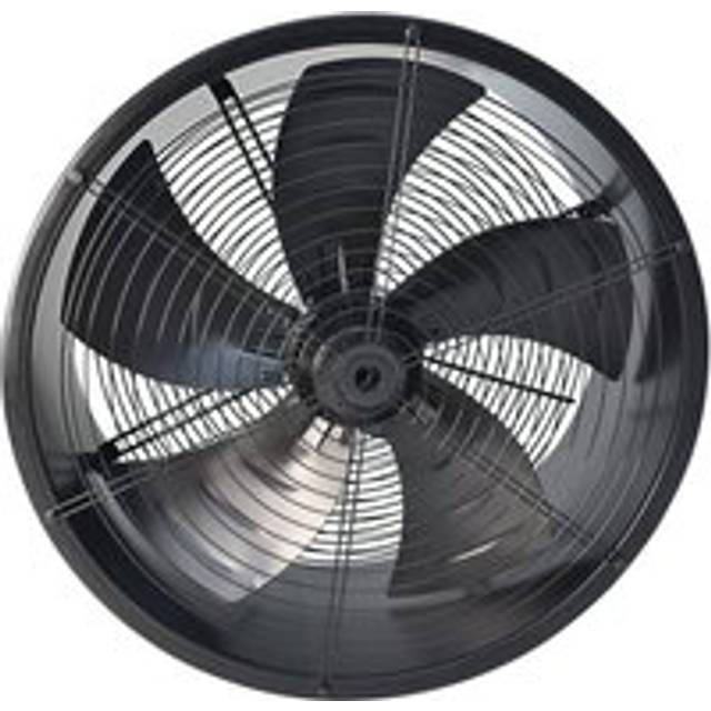 Ventilation Wall-Mounted Exhaust Axial Fan 24-inch - Black - One Size