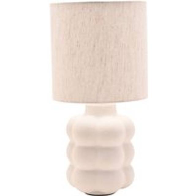 Ceramic Bobble Table Lamp - Small - White - One Size