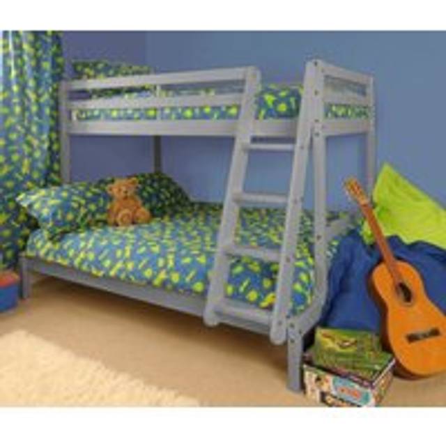 Wooden Triple Bunk 3ft/4ft In Various Colours - Grey - One Size