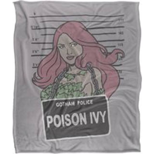 Batman The Poison Ivy Mugshot Blanket 152 x 127 cm - White - One Size