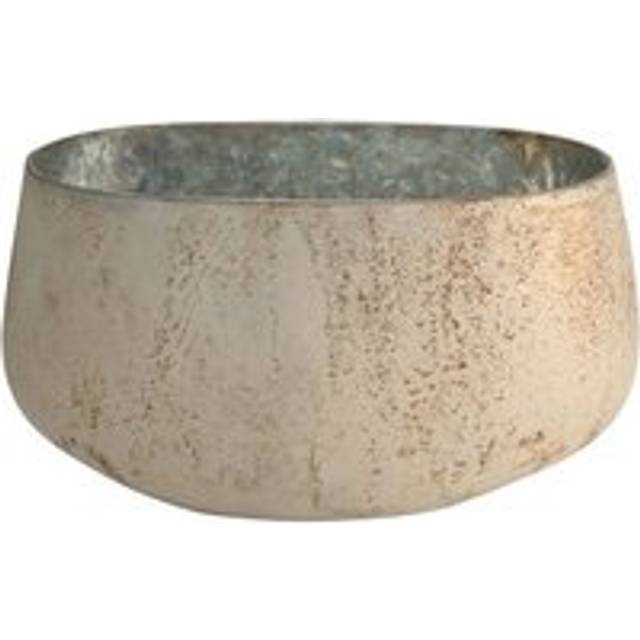 Hestia Glass Ornamental Vase - Soft Beige