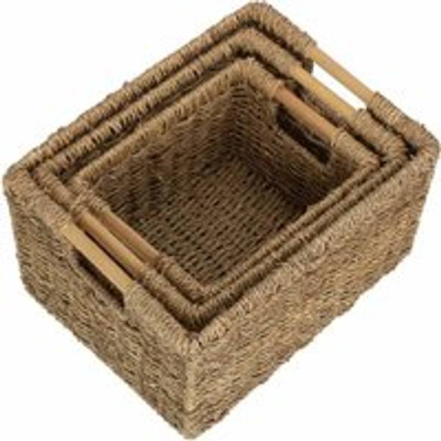 Nordic Seagrass Storage Basket - Set of 3