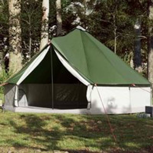 Family Tent Tipi 12-Person Green Waterproof - One Size