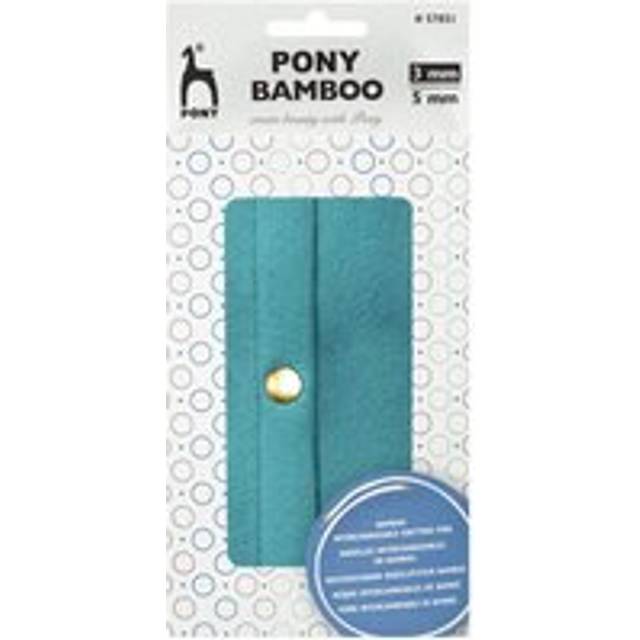 BAMBOO I/C F/CASE 3-5 - Bamboo: Knitting Pins: Circular: Interchangeable Set: Assorted Sizes - Pony - Multi - One Size